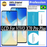 LTPO AMOLED Display for VIVO X70 Pro Plus,LCD Touch Screen,Digitizer Assembly Repair Parts,Tested Original 6.78''