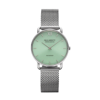【PAUL HEWITT】德國原廠 Sailor 33mm 銀框 綠面 米蘭帶 光動能 女錶 手錶(PH-W-0514)