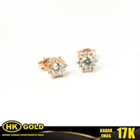 Giwang Emas 17K Type 158 Syifa Hadju Series HK GOLD
