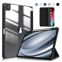 For iPad Pro 11 12.9 Case 2022 2021 2020 Tabet Cover for iPad Pro 11 Air 4 5 10.9 10 10th Generatuon Mini 6 Pencil Holder Cases