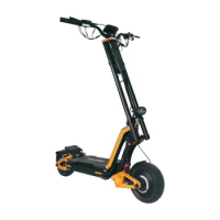 Electric Scooter 20S8P 72V 40A 2880Wh Transforming E-scooter 11inch 2880Wh IP67 Hydraulic Skateboard 211