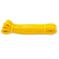 【ABsport】有氧活動 多功能瑜珈環狀彈力帶/拉力帶/彈力繩(健身阻力帶-黃色30-85LB)