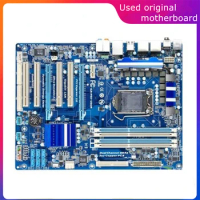 Used LGA 1156 For Intel P55 GA-P55-UD3R P55-UD3R Computer USB2.0 SATA2 Motherboard DDR3 16G Desktop Mainboard