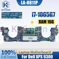 FDQ30 LA-H811P For Dell XPS 9300 Notebook Mainboard i7-1065G7 RAM 16G 0Y4GNJ Laptop Motherboard Full Tested
