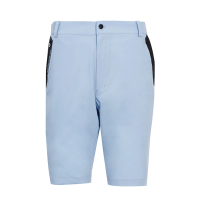 【Munsingwear】企鵝牌 男款淺藍色高爾夫防潑水拉鍊口袋短褲 MGRL8504