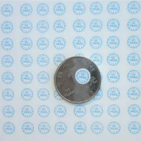 Adhesive Label Sticker Custom Label Sticker QC PASSED Sticker 10000pcs/ Batch Blue Font Round Fragile Label Shredded Warranty La