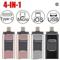 Ổ đĩa Lung Linh 4 trong 1, USB Thông Dụng cho máy tính và iPad, Tương thích với Điện Thoại Di Động, 