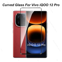 1-3Pcs Curved Glass For vivo iQOO 12 Pro 5G Screen Protector iQOO12Pro iQOO12 Pro 12Pro V2329A 2023 6.78inch Tempered Glass Film