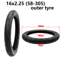 16x2.25 (58-305) 16 Inch Electric Bicycle tire for Lightning shipment electric bicycle tires bike tyre