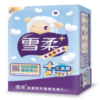【雪柔】金優質平版衛生紙(300張*6包*6串)/箱
