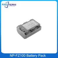 2Pcs Rechargeable lithium battery NP-FZ100 NPFZ100 NP FZ100 Battery for Sony NP-FZ100, BC-QZ1, Sony a9, a7R III, a7 III,A6600