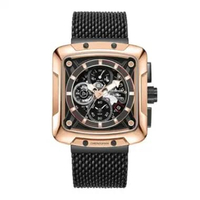 Alexandre Christie AC 3030 Rosegold Black Steel GCBBRBA