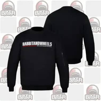 Crewneck Figarline Hoodie Motor Rabbit And Wheels Bikers Hoodie Hits Strike Trend Jamper Bikers Hood