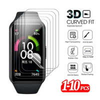 For Huawei Band 6 Screen Protector Smart Wristband Protective Film Not Glass For Honor Band 6 Films 1-10PCS Soft Hydrogel Film