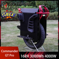 ExtremeBull Commander GT Pro 50S 3000WH Battery 168V 5A 21inch C38HT 4000W Motor 180km/h Adjustable Damping Electric Unicycle
