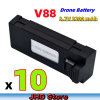 JHD Hot V88  8K 5G GPS Professional HD Aerial Battery Original 3.7V 3200mAh  V88Pro Spare Battery Wh