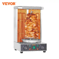 VEVOR Shawarma Grill Machine, 13lbs Chicken Shawarma Cooker Machine Electric Vertical Broiler Gyro Rotisserie Oven Doner Kebab