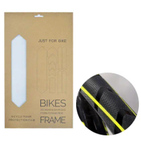 MTB Road Bike Frame Protection Film Anti-scratch Sticker Transparent Decal Protector 3D-Structure Waterproof Bicycle Frame Cover
