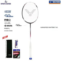 New Raket Badminton Victor Auraspeed Fantome F AC / ARS-FANTOME F AC Black Rose 4UG5