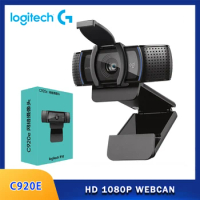 100%Original Logitech C920E 1080P HD Pro Webcam Widescreen Video Chat Recording USB Web Camera For Computer C920 Upgrade Version