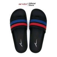 Ando Sandal Selop Slip On Rapha Pria Dewasa Sandal slippers 42 Hitam/Biru/Merah