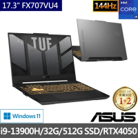 【ASUS 華碩】特仕版 17.3吋電競筆電(TUF Gaming FX707VU4/i9-13900H/32G/512G SSD/RTX4050)