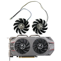 2PCS/lot New 75MM 0.35A Cooler Fan For Colorful GeForce GTX 650Ti GTX660 750Ti Video Card Cooling Fan