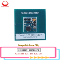 Compatible 013R00671 013R00672 Drum Chip Apply to XEROX Color C75 J75 Laser Printer Cartridge