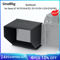 SmallRig Sunhood for Sony A7 IV / A7S III / A7C / ZV-1F / ZV-E10 / FX3 Camera Rig Screen Hood for Shoot Video Accessory 3206
