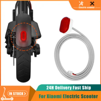 Rear Fender LED Safety Warning Brake Light For Xiaomi Electric Scooter Tail Lights Bird Lamp Stoplight Replacement Accessories