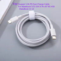 For Huawei 3.3A USB Type C PD Charging Cable 180cm USB C Laptop Line For Matebook 16/D15/D14/X Pro/X/14/13/MagicBook 14 15 P50