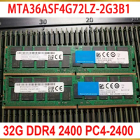 1Pcs For MT RAM 32GB 32G DDR4 2400 PC4-2400 2RX4 ECC LRDIMM Memory MTA36ASF4G72LZ-2G3B1
