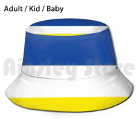 Everton Tricolour Design Bucket Hat Adult kid baby Beach Sun Hats Everton Scousers Toffees The Blues