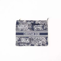 Dior Pouch CHRISTIAN DIOR DIORIVERA BLUE ZIP POUCH 100% ORIGINAL