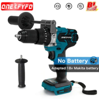 13mm Brushless Hand Impact Cordless Drill Electric Screwdriver Drill Ice Screws Fishing Tool For Makita 18V Without Battery