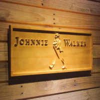 Johnnie Walker Whiskey 3D Wooden Signs