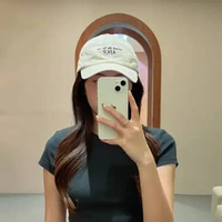 Topi ADLV BASIC TEXT SMALL BLACK CREAM CAP 100% ORIGINAL