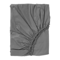 ULLVIDE 床包, 灰色, 150x200 公分