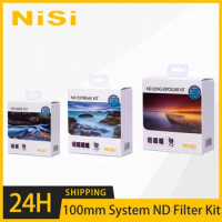 NiSi 100mmx100mm Neutral Density BASE/LONG EXPROSURE /EXTREME Filter Kit ND 0.9 (3-Stop)/1.8 (6-Stop) ND System Filter Kit