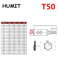 ทังสเตนคาร์ไบด์ สกรูทอร์กซ์ เครื่องมือเจาะแบบหมุน ดอกเจาะแบบดาว T3 T4 T5 T6 T7 T8 T10 T15 T20 T25 T3