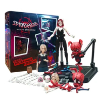 Disney Action Gwen Stacy Action Figure Collection Sentinel Spider Gwen Marvel SpiderMan Into the Spider Verse Figures Model Toys