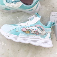 Ann’S正版三麗鷗授權-大耳狗喜拿轉轉鞋免綁鞋帶兒童球鞋3cm-藍