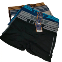 3 Pcs Celana Boxer Pria / Cd Boxer LIKE Lembut Nyaman Cowok Dewasa