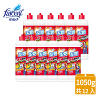 潔霜-S 濃縮超強效浴廁清潔劑箱購12入(1050g/入)-淨白青蘋