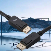 Hdmi-compatible to Vga Cable High-performance Displayport Cable for Pc Laptop Hdtv 8k@60hz 4k@144hz 2k@165hz Dp 1.4 to Dp 1.8