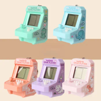 Classic Mini Retro Small Arcade Desktop Game Console Handheld Tetris Video Game Console Ornament Toys