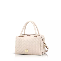 Les Catino LCN-NORAH BRAIDED SATCHEL