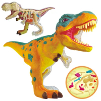 4D Master X.Ray Fun Assemble Dinosaur Models Triceratops Tyrannosaurus Pterosaur Anatomy Model Decoration Toys Kids Gift