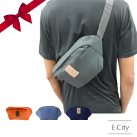 E.City 買大包送小包-旅行多功能防潑水防盜貼身胸包腰包