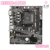 For B550M-A PRO Motherboard 64GB HDMI DVI-D M.2 Socket AM4 DDR4 Micro ATX B550 Mainboard 100% Tested